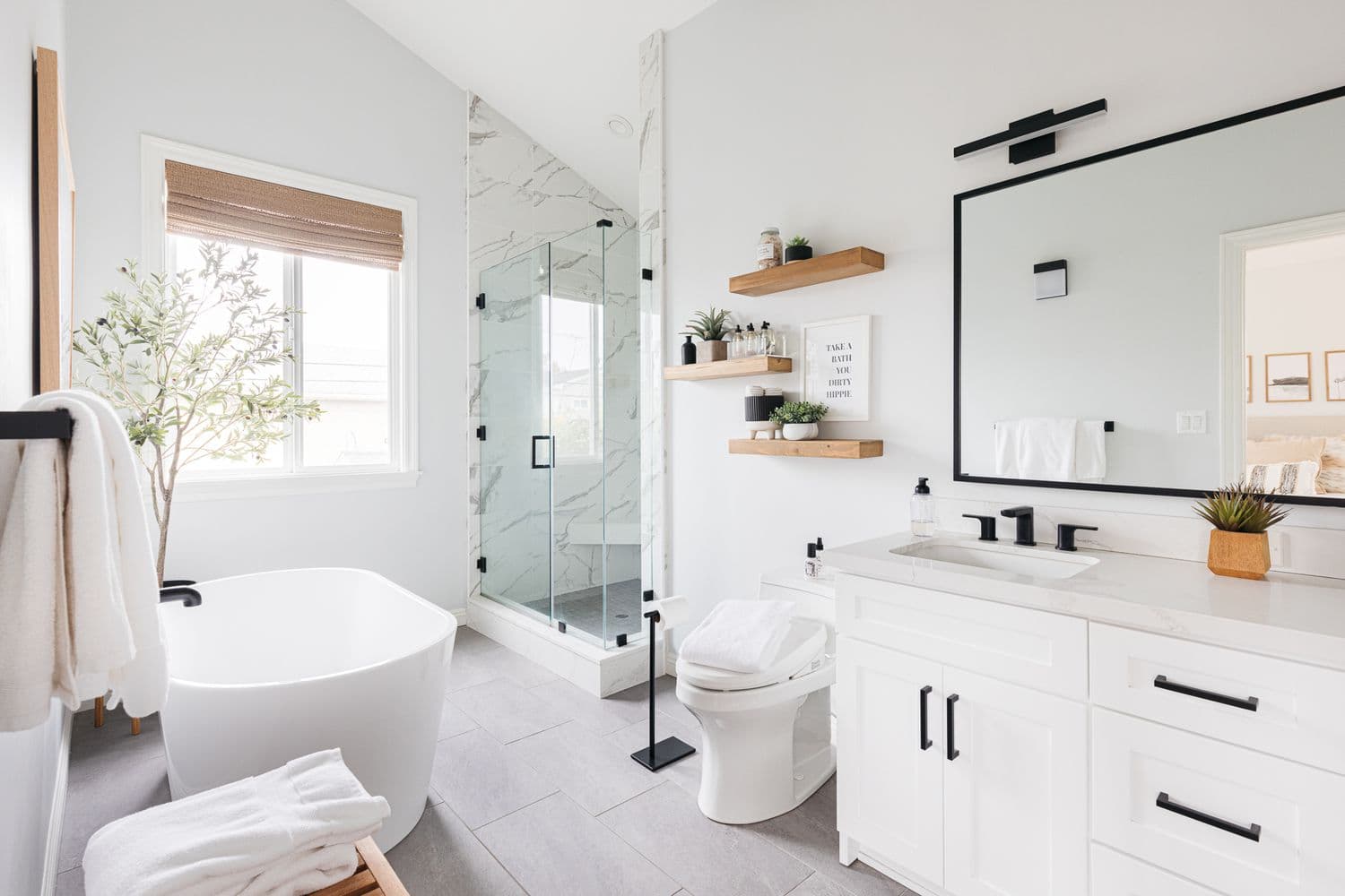 Elegant And Stylish Master Bathroom